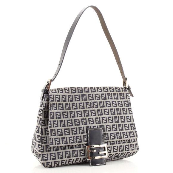 Fendi Mama Forever Bag Zucchino Canvas Blue - Picture 2 of 8